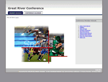 Tablet Screenshot of greatriverconference.org